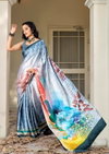 Divyani Vol 5 By Kashvi Stain Fancy Printed Bulk Saree Orders In India